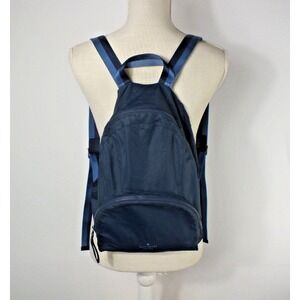 Kate Spade‎ Arya Medium Nylon Nightcap Blue Packable Backpack BookBag Bag